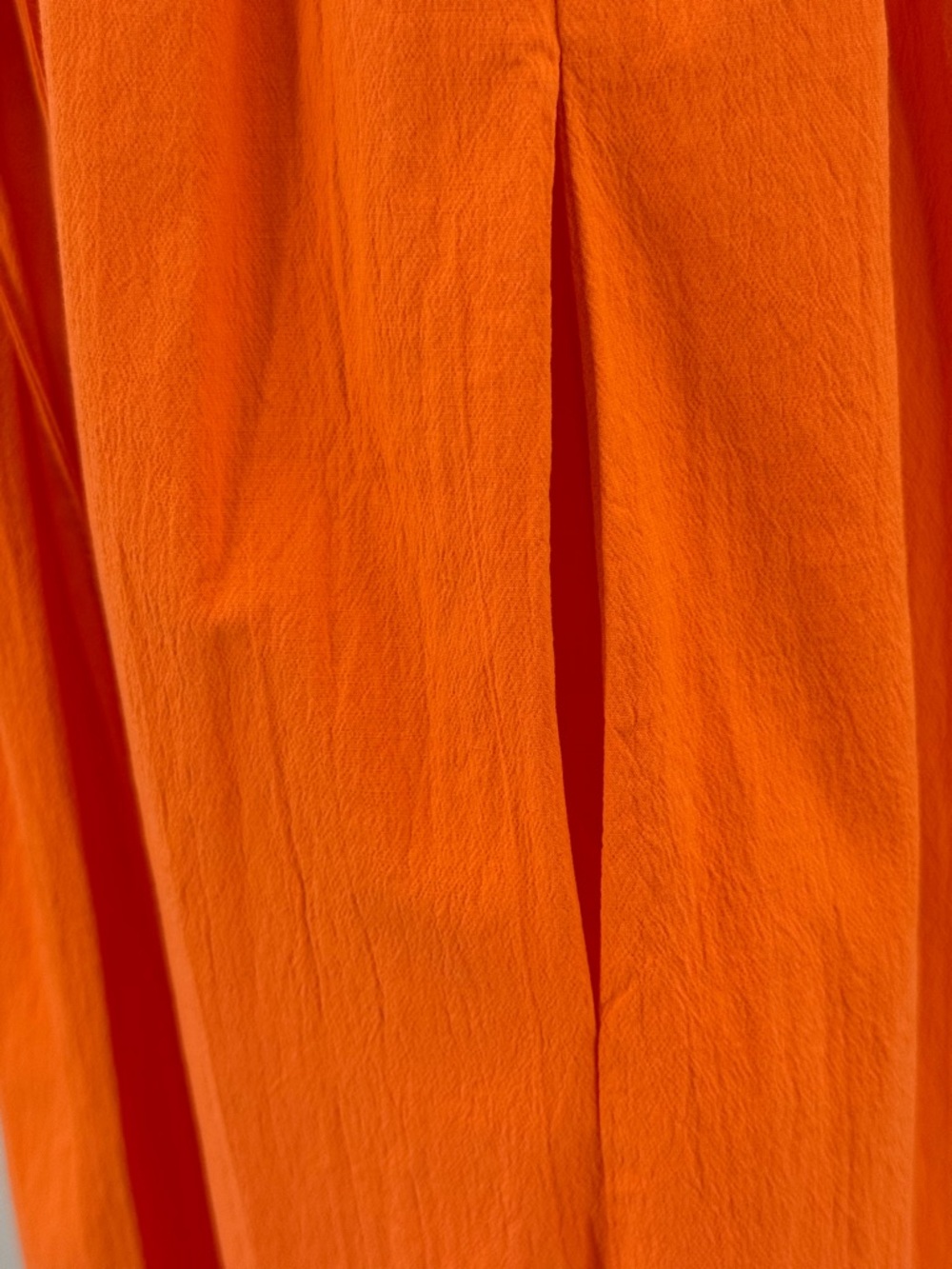 ASOS EDITION Wrap Smock Cami Midi Sundress In Bright Orange Sundress Size 2 - Picture 6 of 12